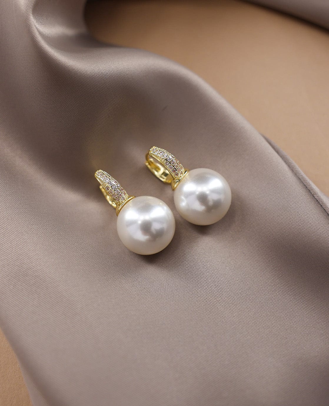 Je m'appelle Accessoires Pearl White / One Size Earrings Pearls | Pearl White