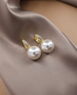 Je m'appelle Accessoires Pearl White / One Size Earrings Pearls | Pearl White