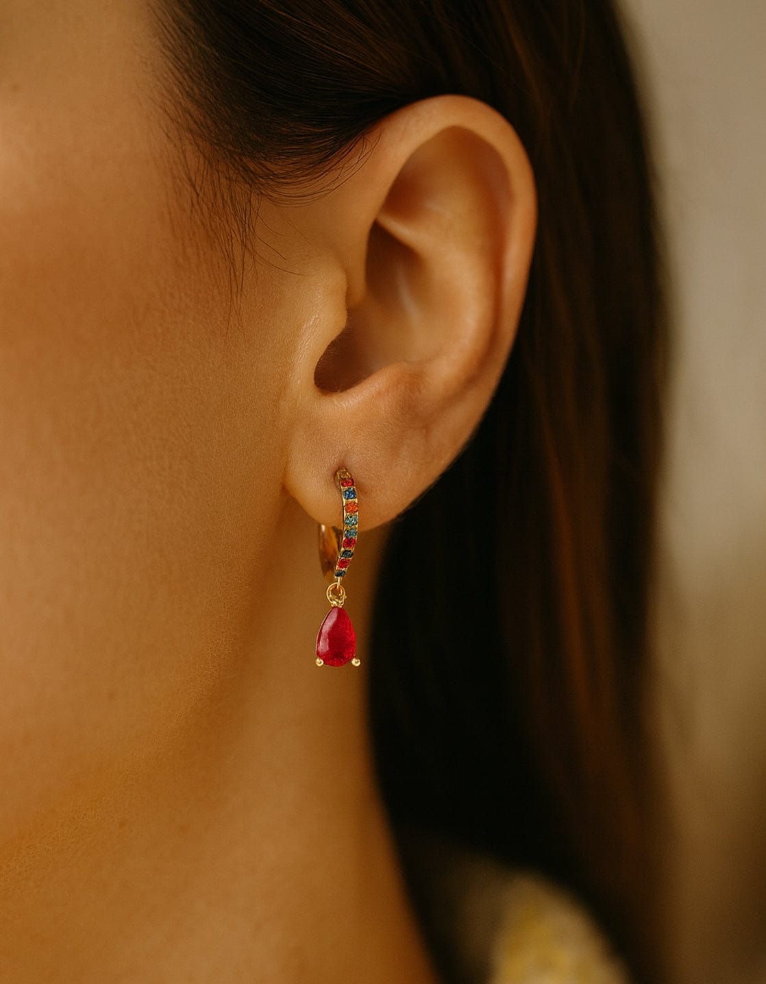 Je m'appelle Accessoires Multicolor/Roze / One Size Earrings | Multicolor/Roze