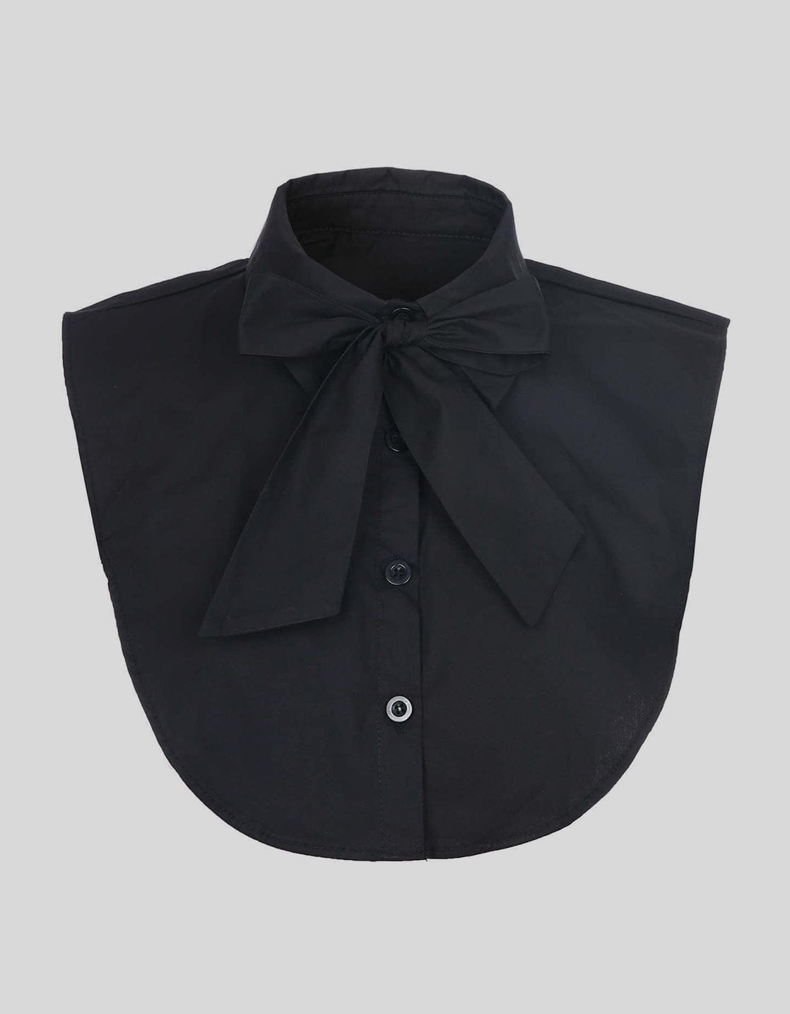 Je m'appelle Accessoires Zwart / One Size Kraagje Bow | Zwart