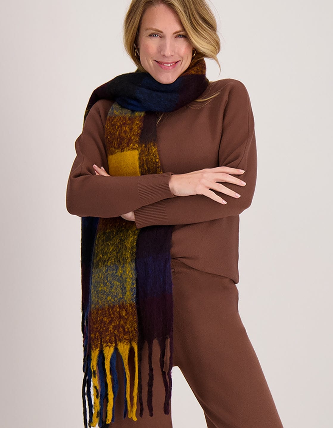 Je m'appelle Accessoires Multicolor / Blauw / One Size Sjaal | Multicolor / Blauw