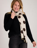 Je m'appelle Accessoires Bruin / Beige / One Size Sjaal | Bruin / Beige