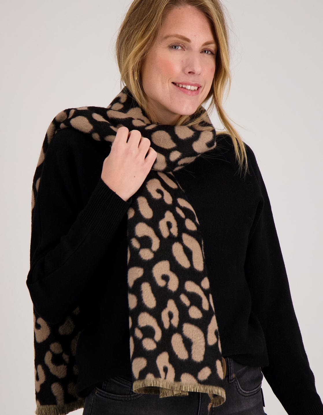 Je m'appelle Accessoires Panthére Zwart / One Size Sjaal | Panthére Zwart