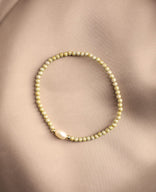 Je m'appelle Accessoires Light Olive / One Size Bracelet Pearl | Light Olive