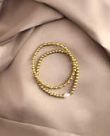 Je m'appelle Accessoires Goud / One Size Bracelet Pearl | Goud