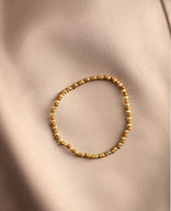 Je m'appelle Accessoires Hazelnut Brown / Gold / One Size Bracelet | Hazelnut Brown / Gold