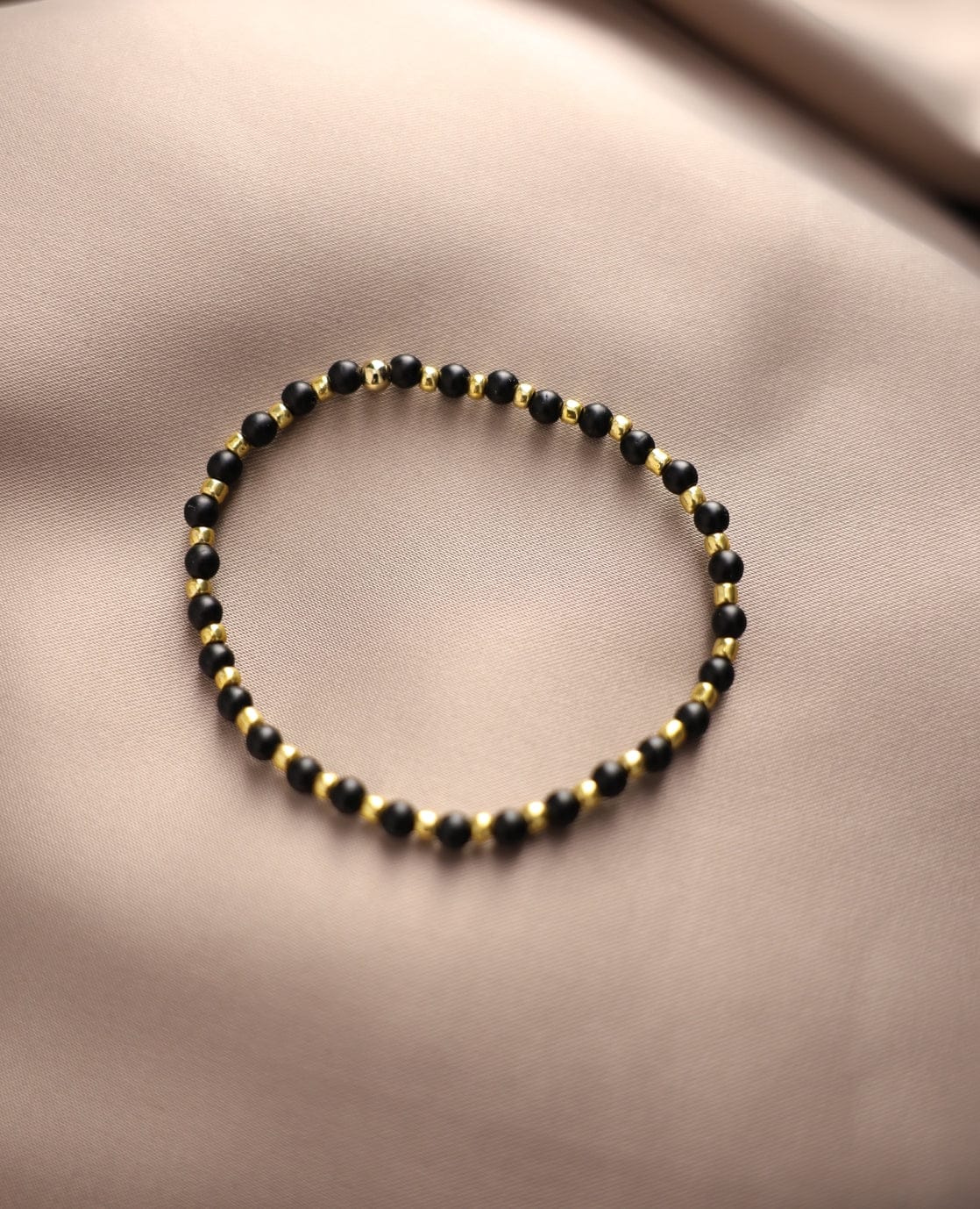 Je m'appelle Accessoires Zwart / Goud / One Size Bracelet | Zwart / Goud