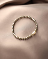Je m'appelle Accessoires Warm Grey / One Size Bracelet Pearl | Warm Grey