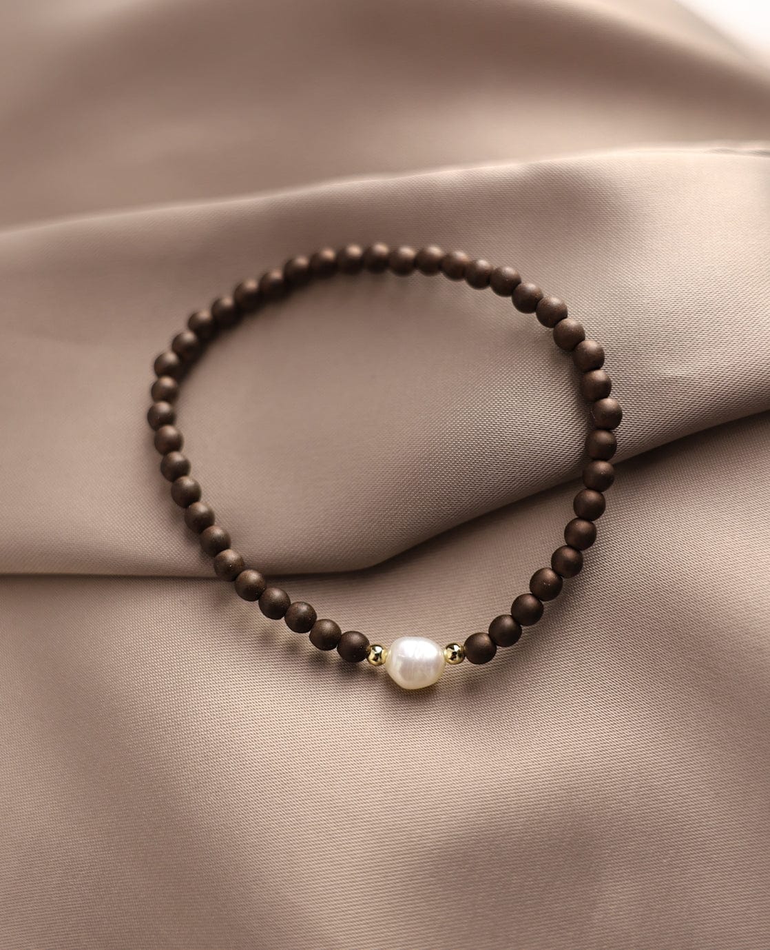 Je m'appelle Accessoires Espresso / One Size Bracelet Pearl | Espresso