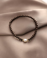 Je m'appelle Accessoires Espresso / One Size Bracelet Pearl | Espresso