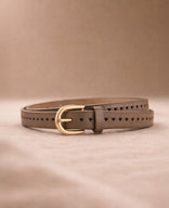Je m'appelle Accessoires Taupe / One Size Belt Hearts | Taupe