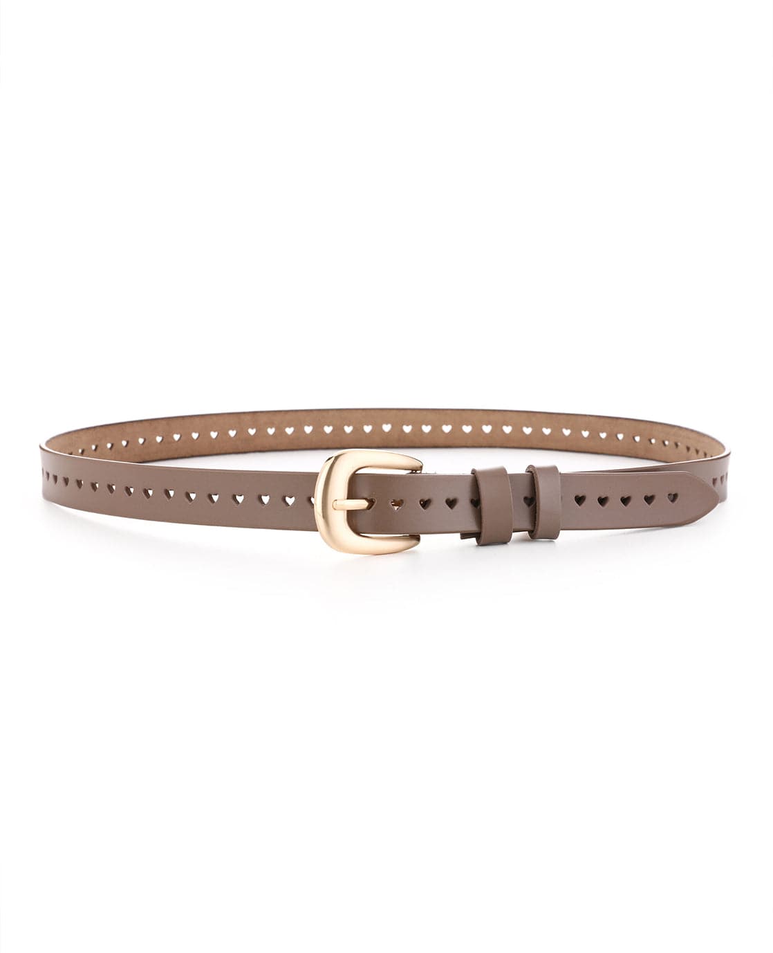 Je m'appelle Accessoires Taupe / One Size Belt Hearts | Taupe