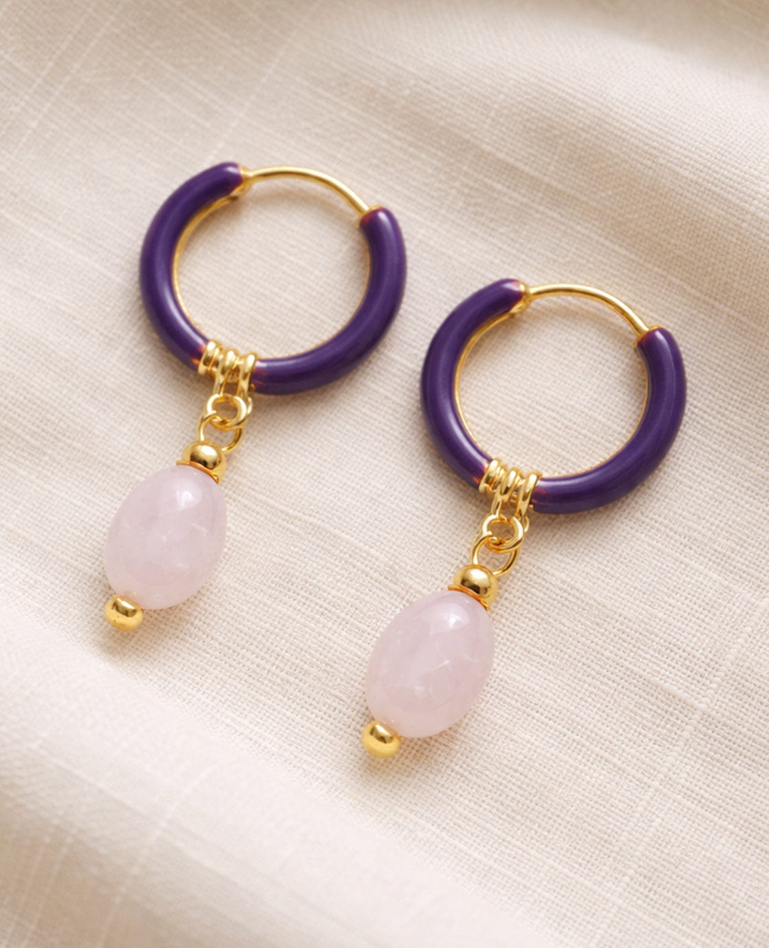 Je m'appelle Accessoires Multicolor/Paars / One Size Earrings | Multicolor/Paars