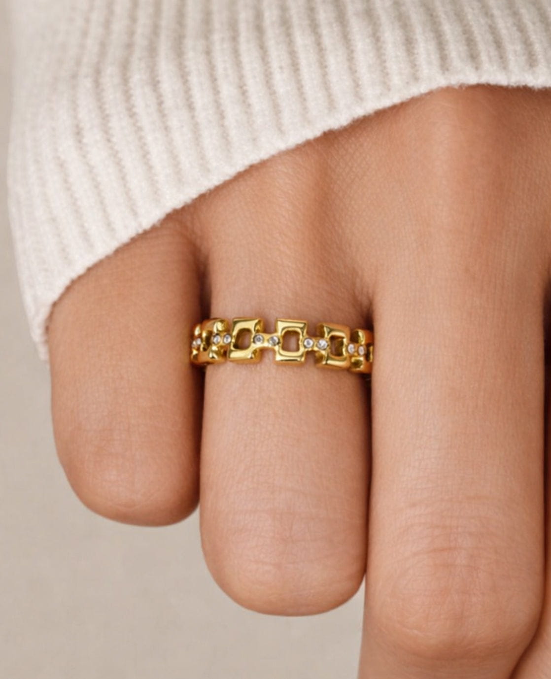 Je m'appelle Accessoires Goud / One Size Ring | Goud