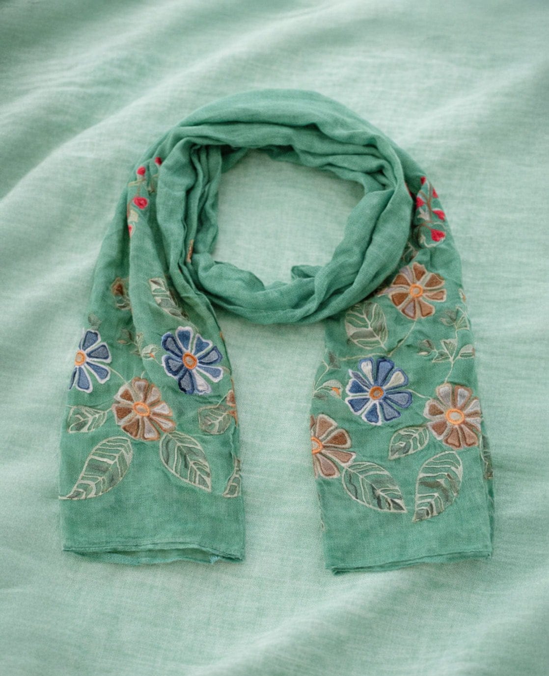 Je m'appelle Accessoires Multicolor Green / One Size Sjaaltje | Multicolor Green