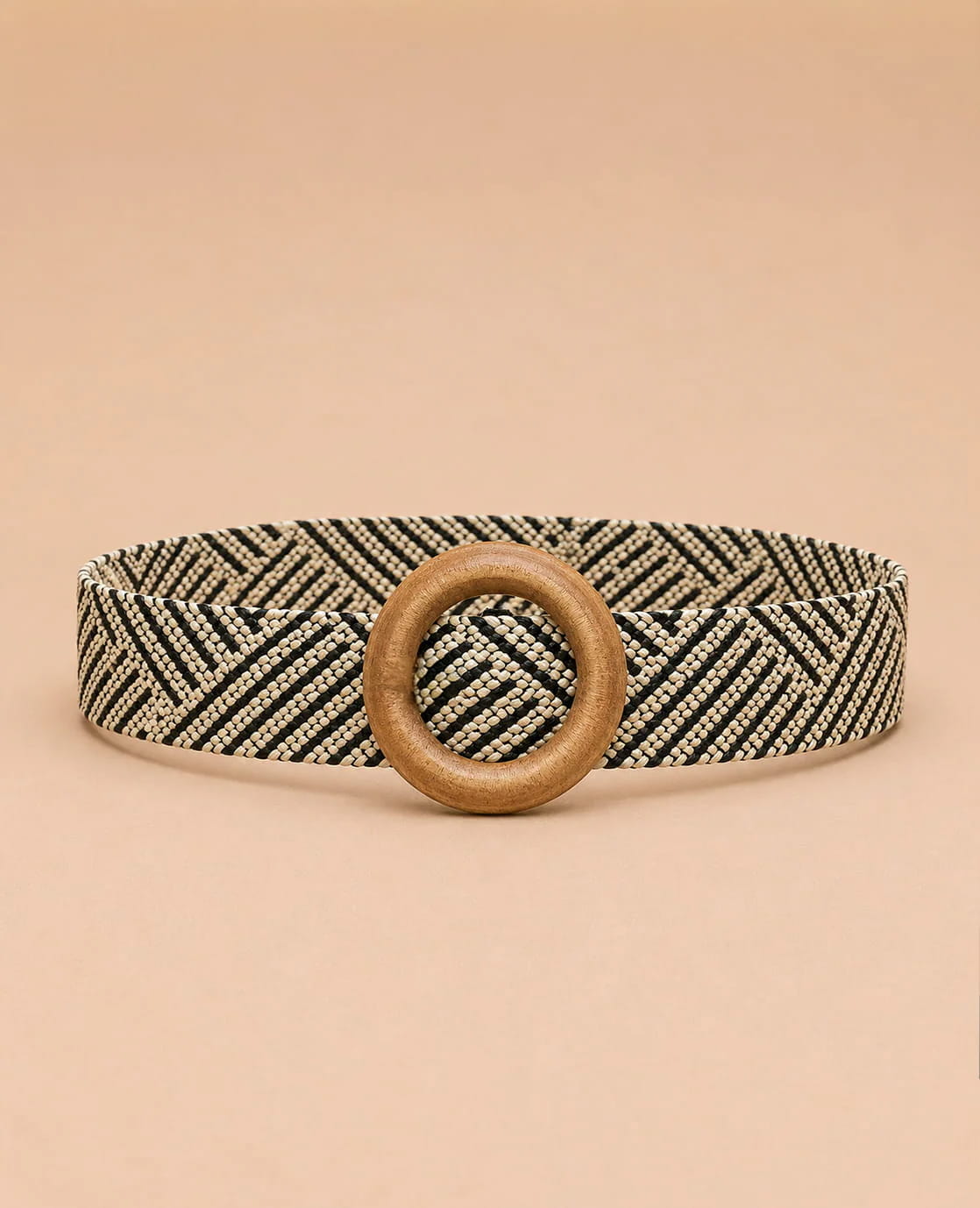 Je m'appelle Accessoires Zwart / Wit / One Size Belt | Zwart / Wit