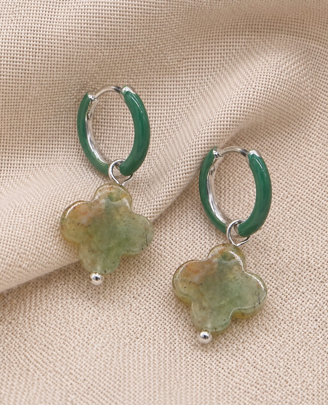 Je m'appelle Accessoires Multicolor Green / One Size Earrings | Multicolor Green