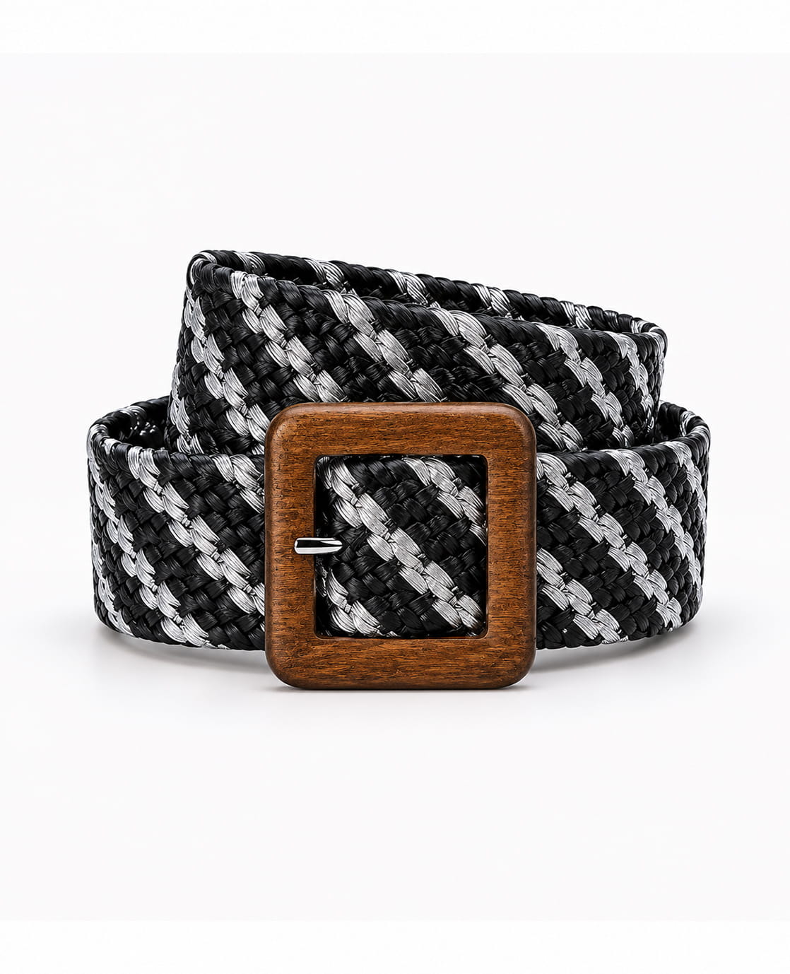 Je m'appelle Accessoires Zilver / Zwart / One Size Belt | Zilver / Zwart