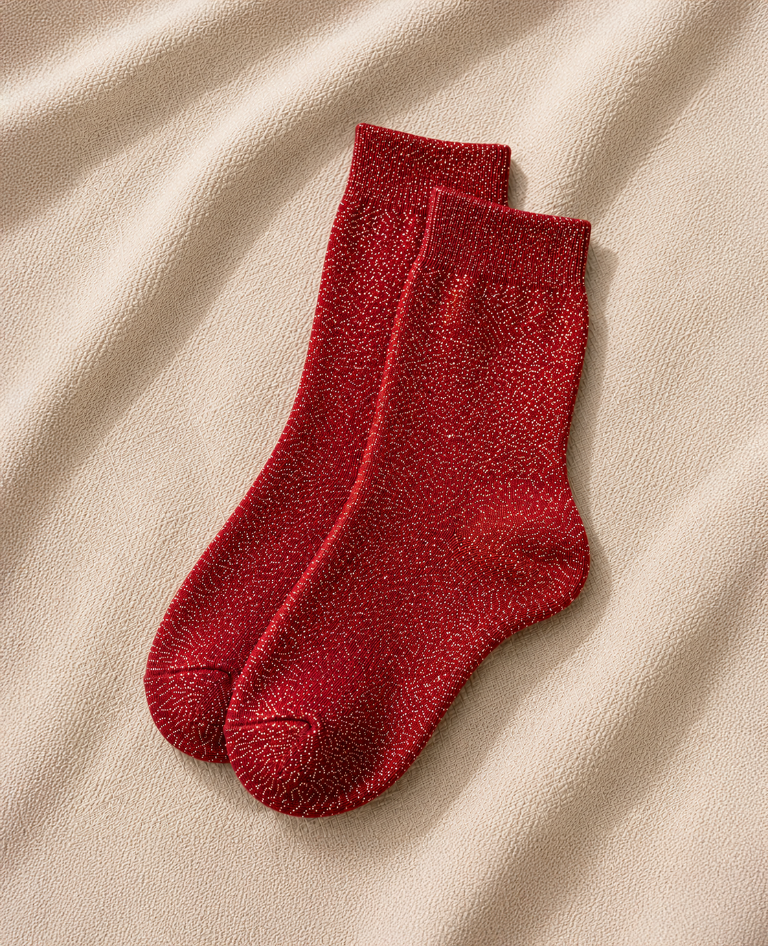 Socks Glitter | Bordeaux