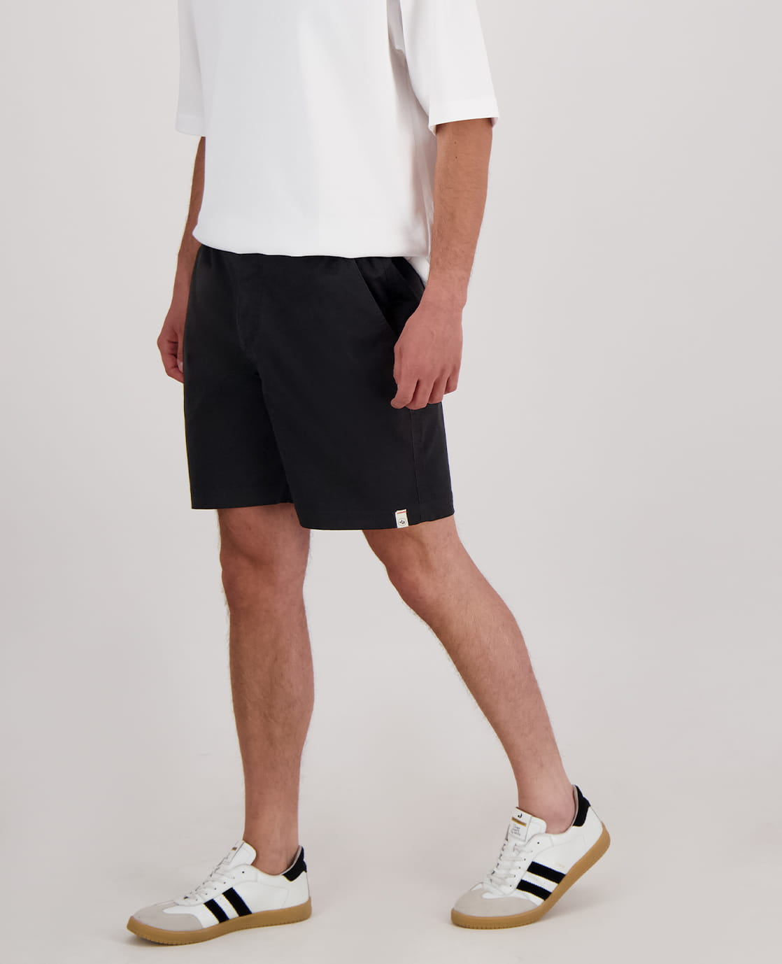Je m'appelle Broeken Short Homme Buttons | Zwart