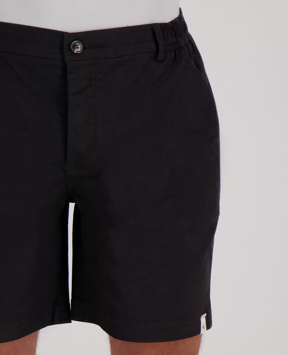 Je m'appelle Broeken Short Homme Buttons | Zwart