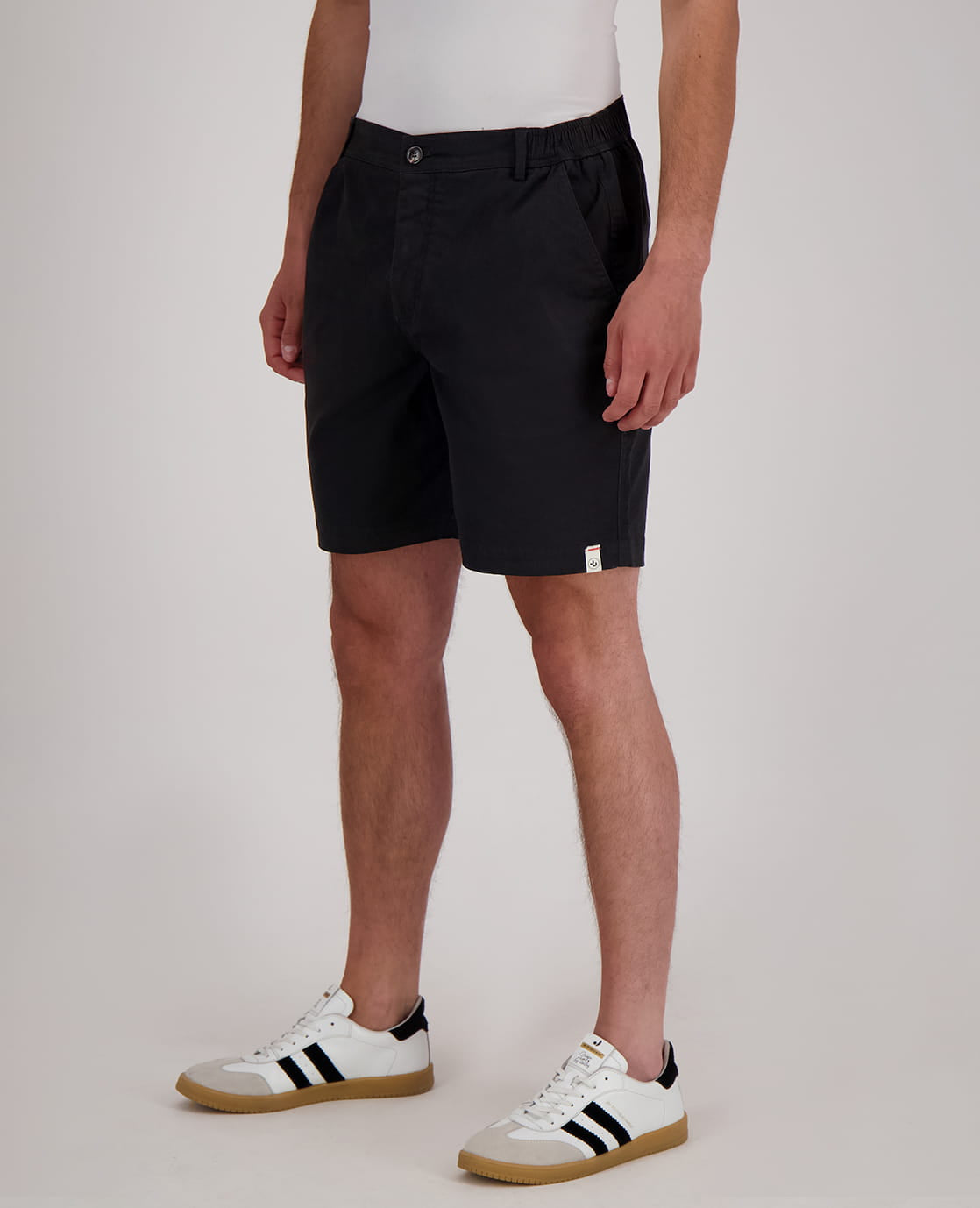Je m'appelle Broeken Short Homme Buttons | Zwart