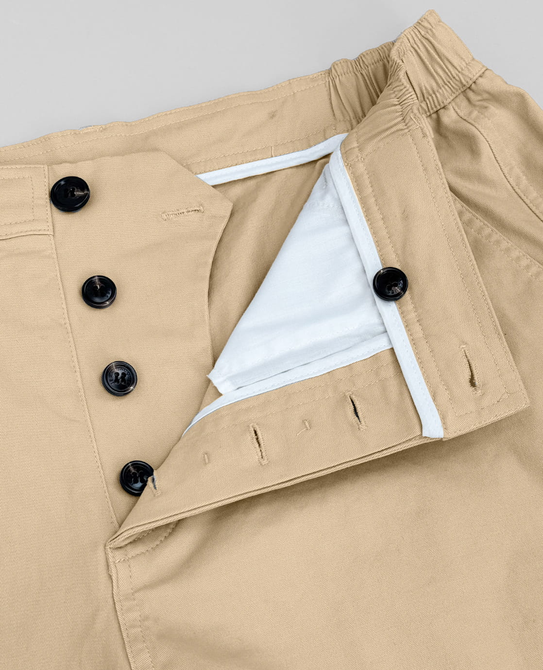 Je m'appelle Broeken Short Homme Buttons | Beige
