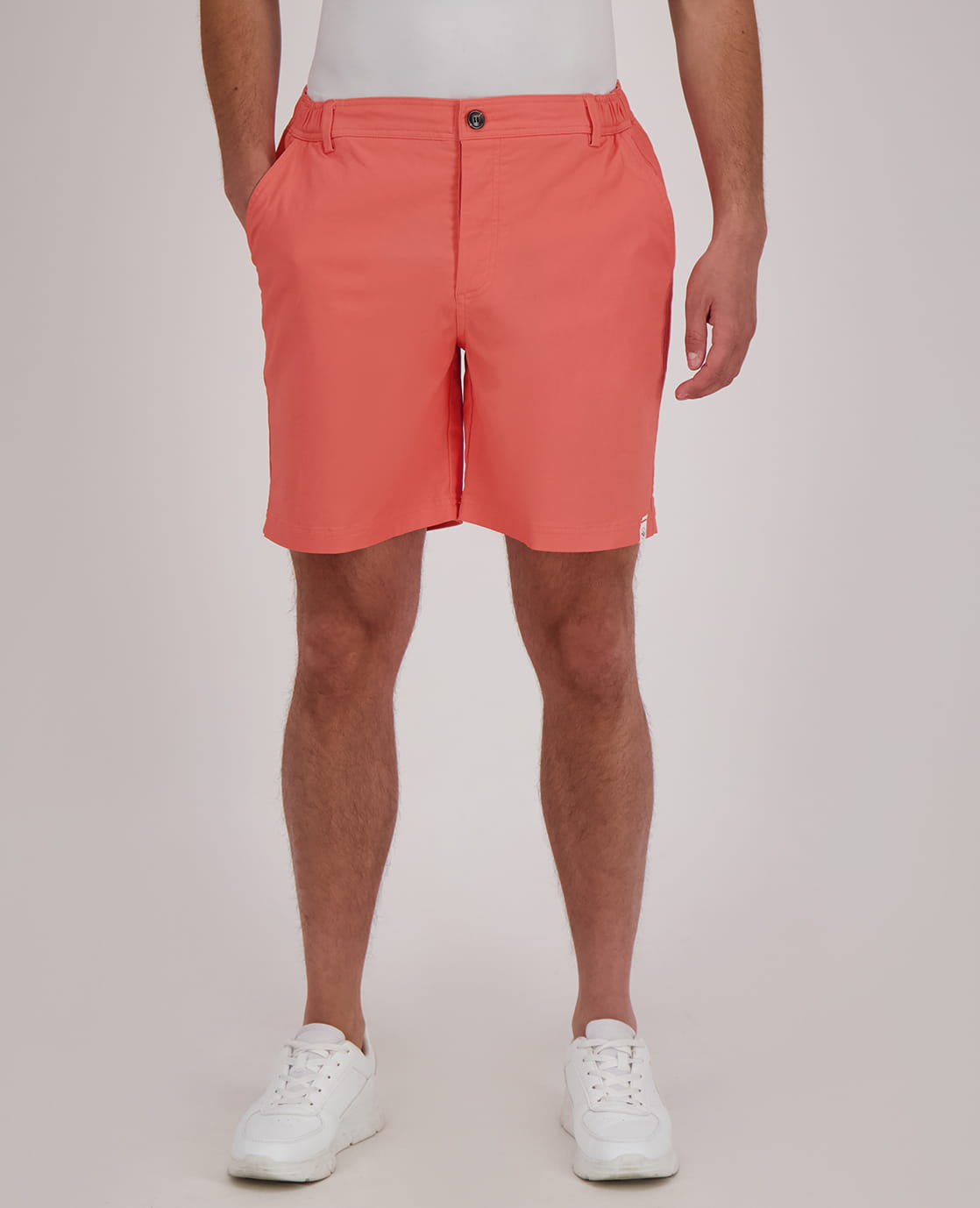 Je m'appelle Broeken Koraal / M Short Homme Buttons | Koraal