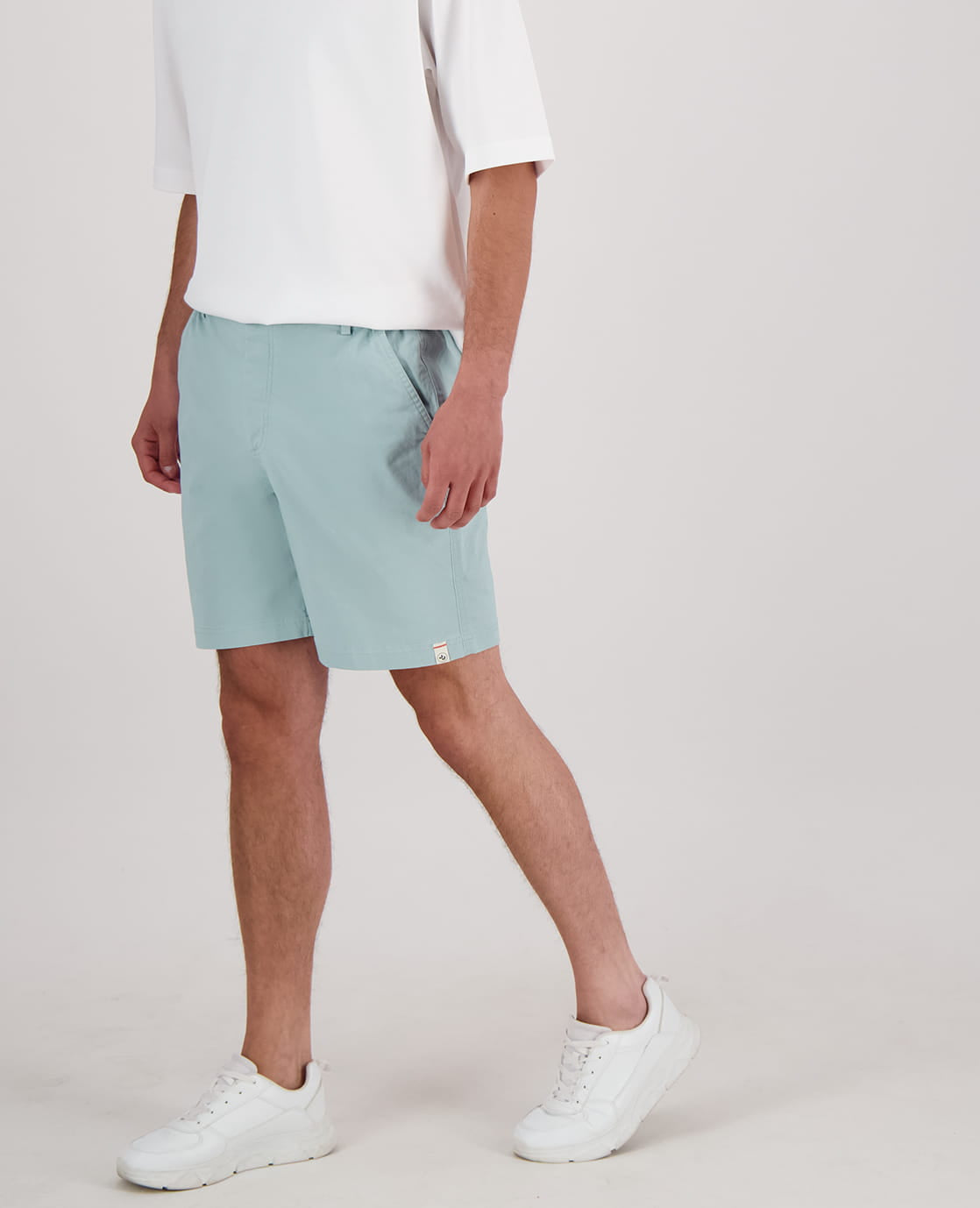 Je m'appelle Broeken Short Homme Buttons | Lichtblauw