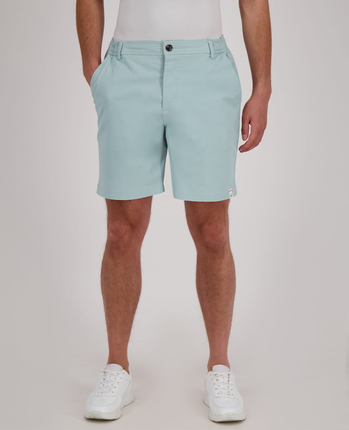 Je m'appelle Broeken Lichtblauw / M Short Homme Buttons | Lichtblauw