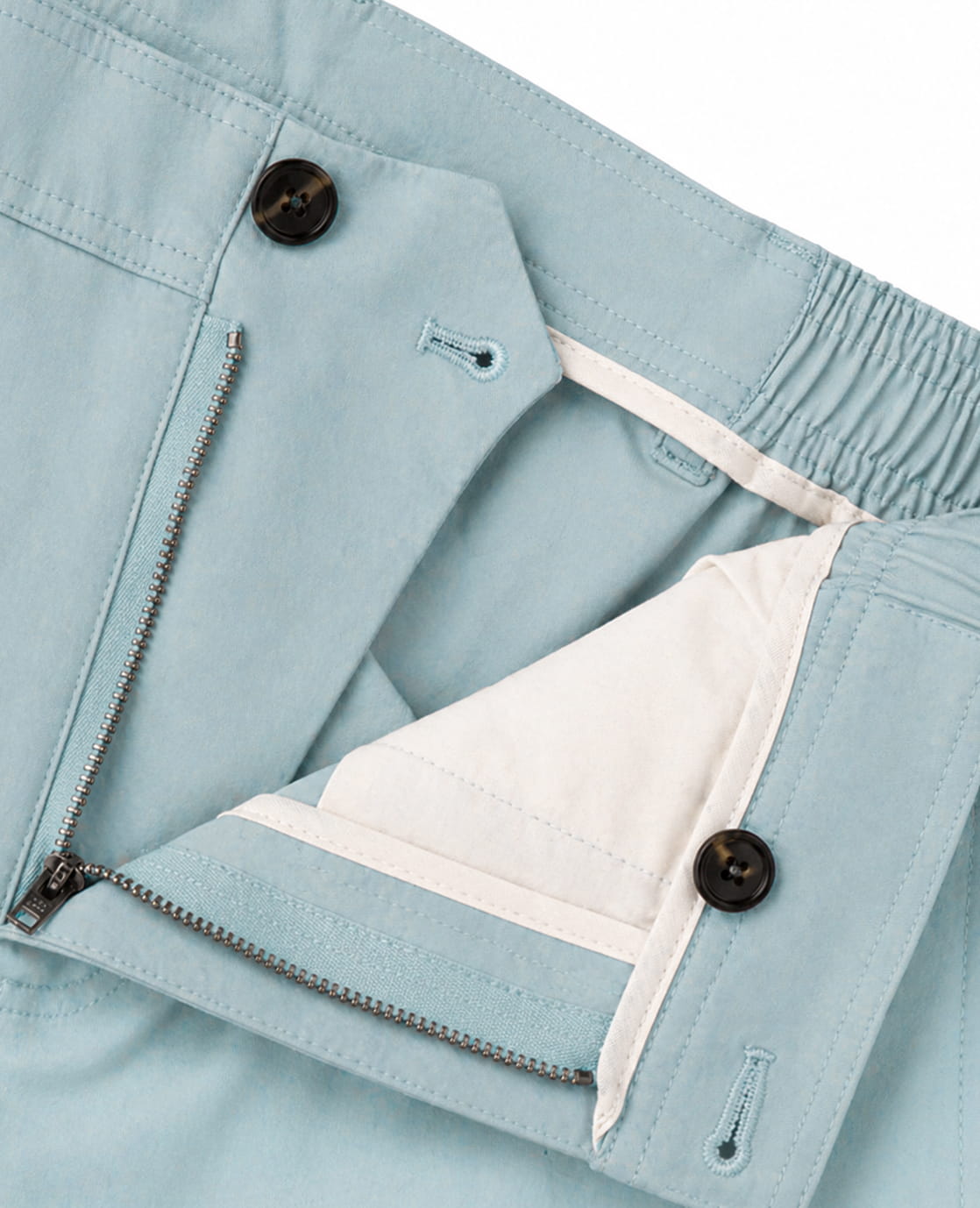 Je m'appelle Broeken Short Homme Zipper | Biot Blue