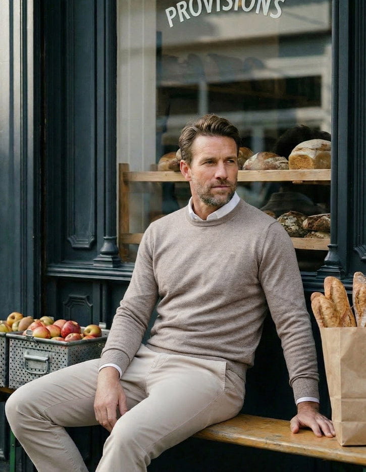 Je m'appelle Tops Pull Claude | Toulon Taupe