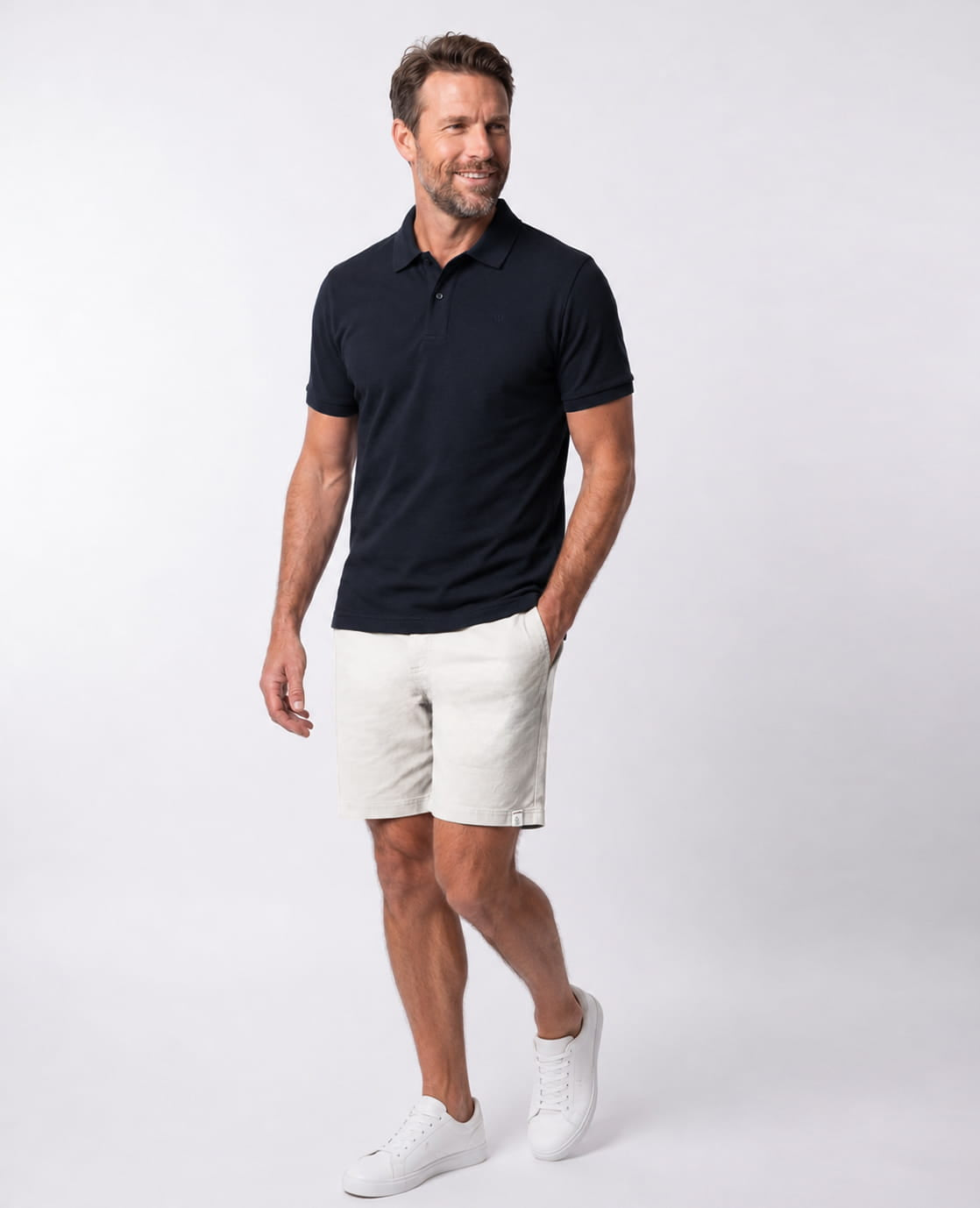 Je m'appelle Broeken Short Homme Zipper | Antibes White