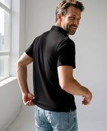 Je m'appelle Tops Polo Homme Travel | Zwart