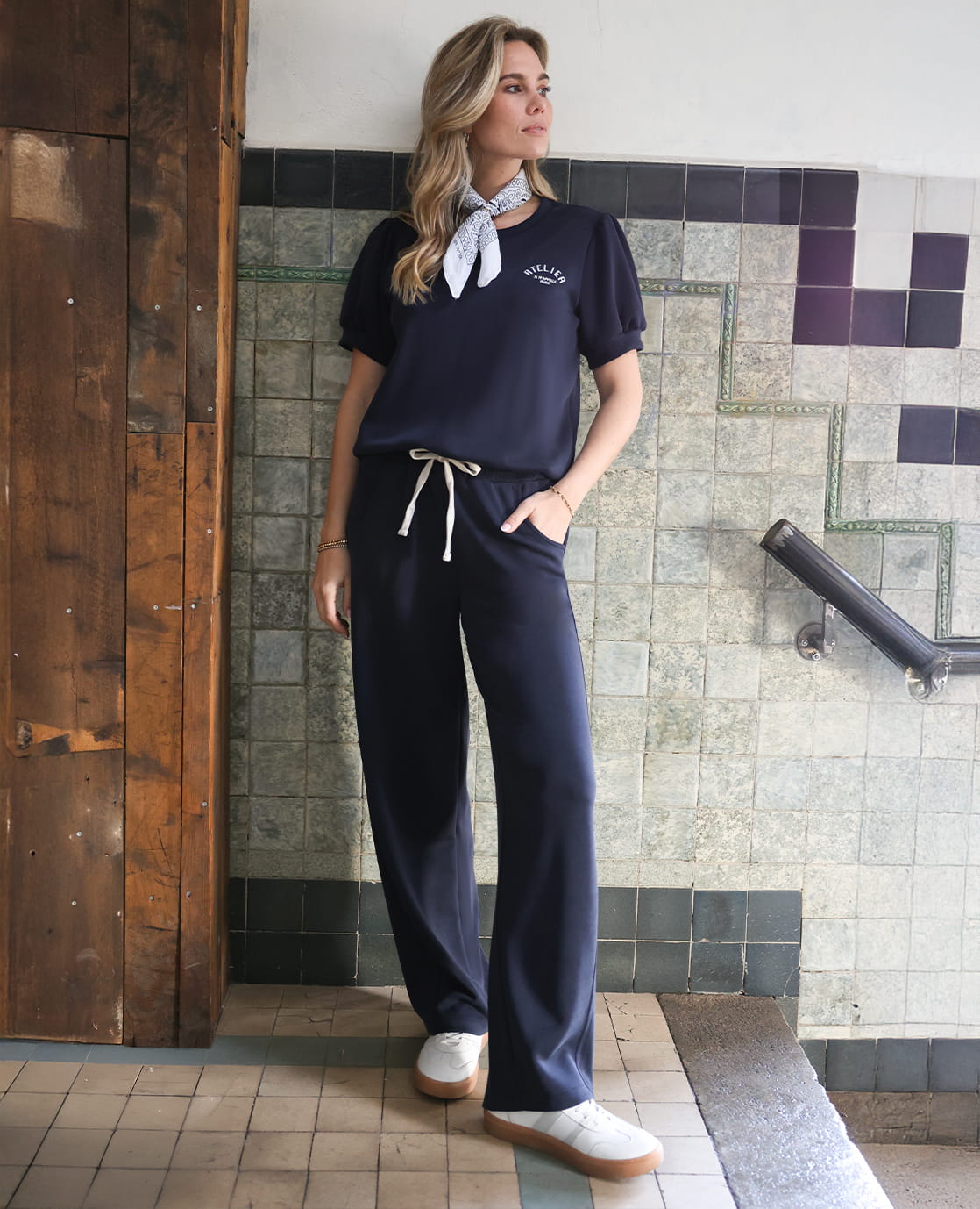 Je m'appelle Broeken Donkerblauw / S / (30'') Pant Emy | Donkerblauw