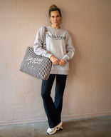 Je m'appelle Accessoires Zwart / Wit / One Size Leisure Bag | Zwart / Wit