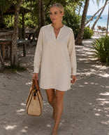 Je m'appelle Jurken Sand/Black / XS Robe Sanne | Sand/Black