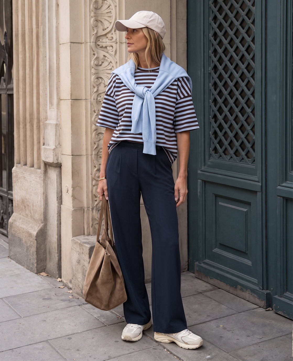Pant Straight Travel | Donkerblauw