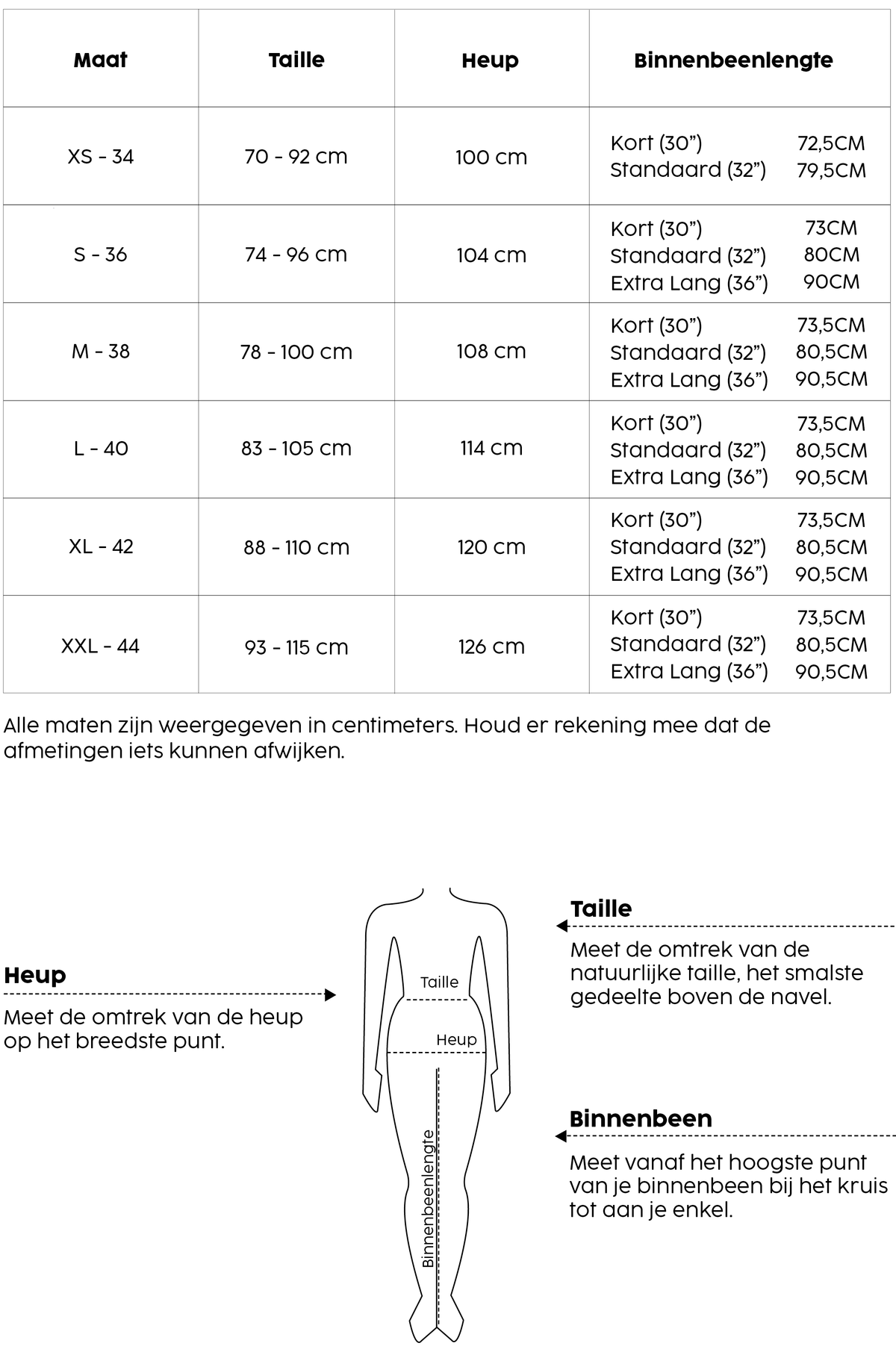 Pant Straight | Zwart / Ecru