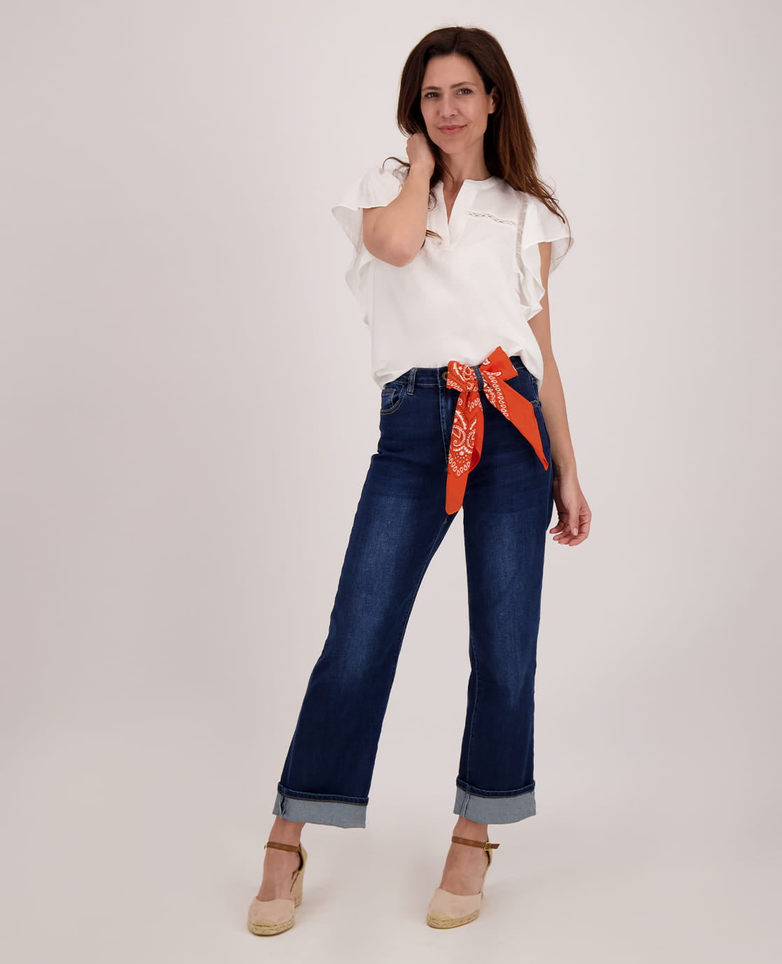 Je m'appelle Accessoires Oranje / One Size Sjaaltje | Oranje