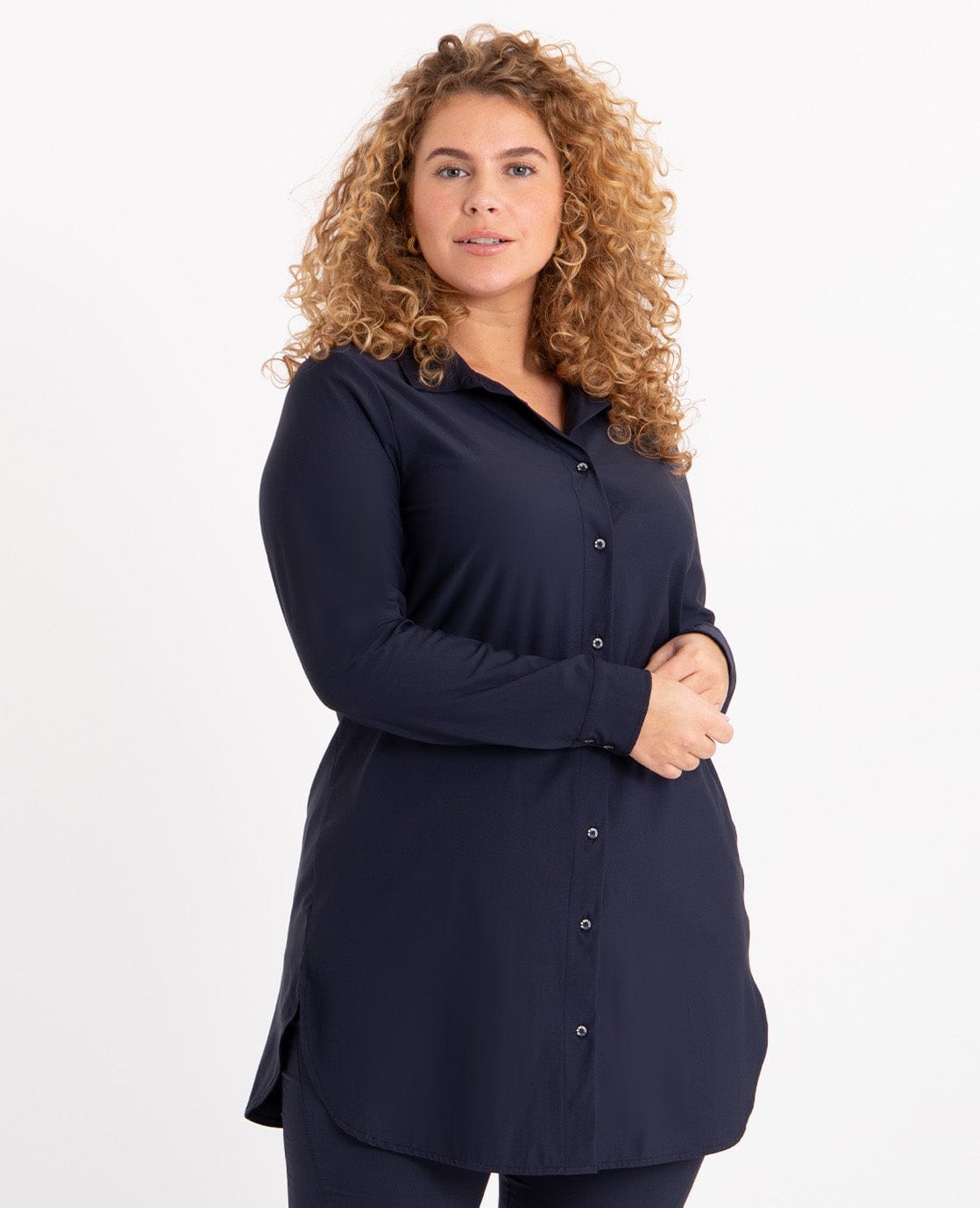 Je m'appelle Tops Blouse Inès Travel | Donkerblauw