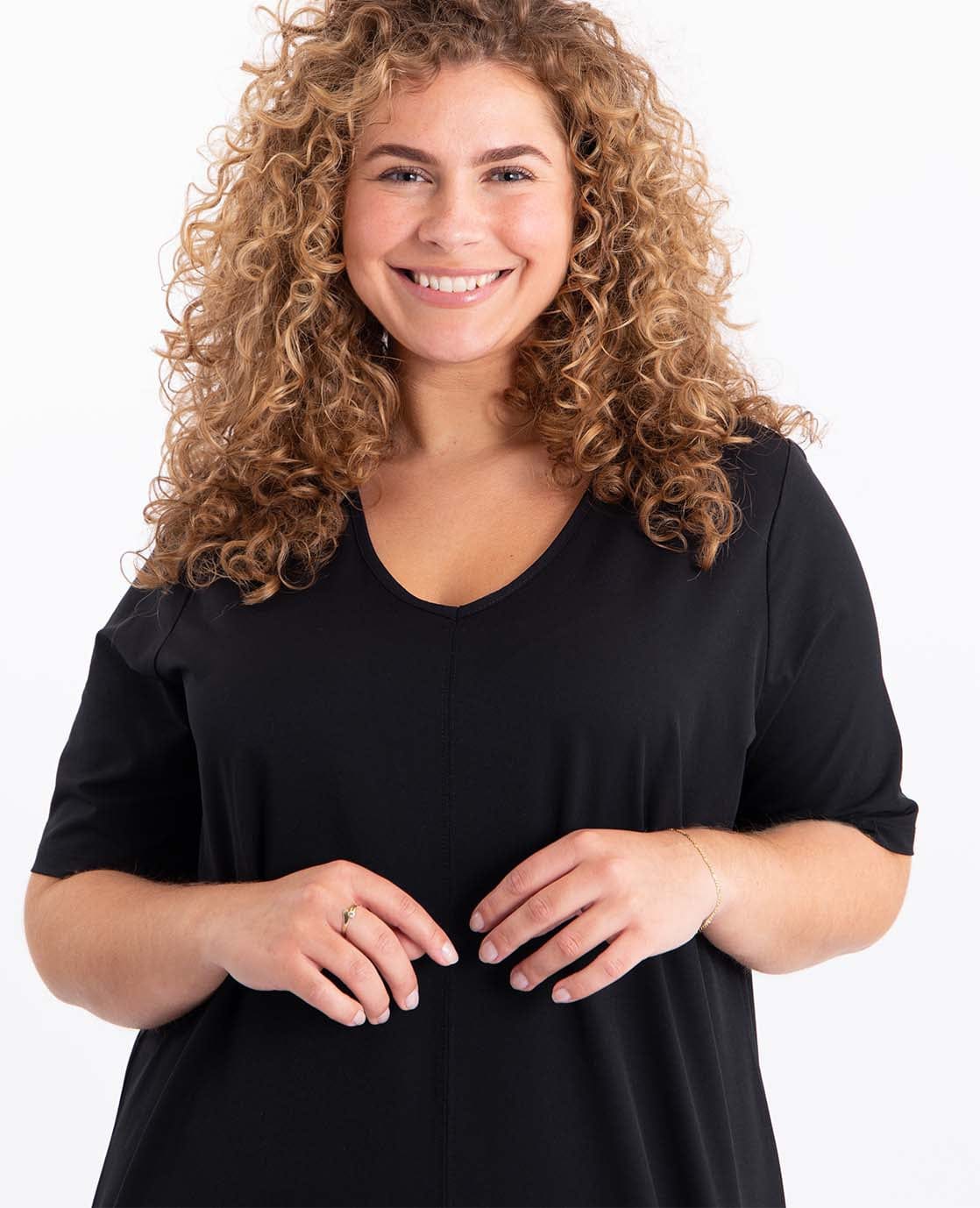 Je m'appelle Tops Top Julie | Zwart