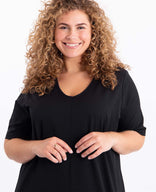 Je m'appelle Tops Top Julie | Zwart