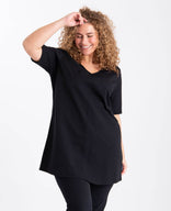 Je m'appelle Tops Top Julie | Zwart