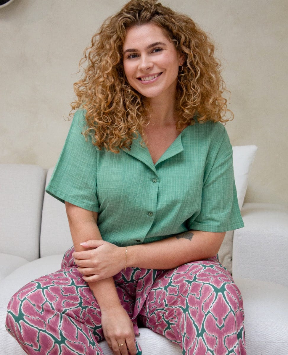 Je m'appelle Tops Soft Green / 44 Blouse Bowi | Soft Green