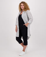 Je m'appelle Jurken Blousedress Alice | Zwart/Wit