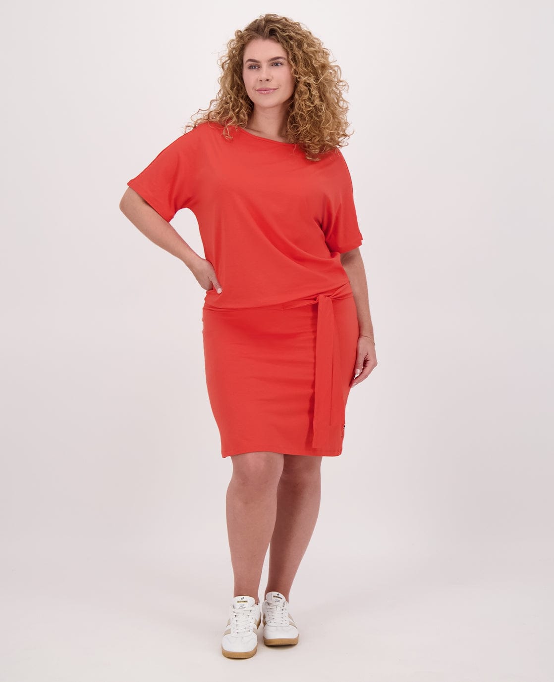 Je m'appelle Jurken Robe Hepburn | Oranjerood