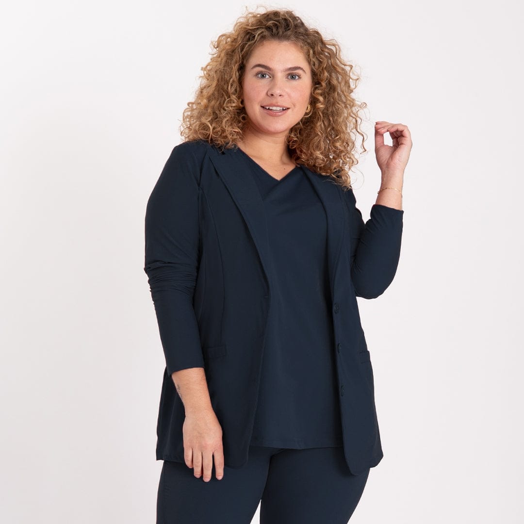 Je m'appelle Jassen Donkerblauw / 44 Blazer Perfecte Travel | Donkerblauw