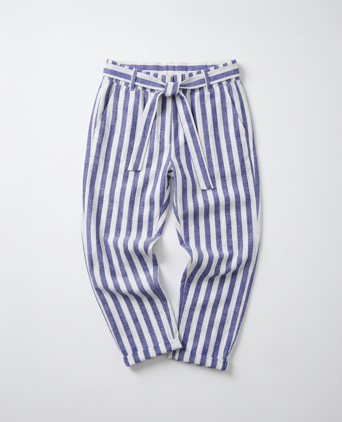 Pant Fancy Élégant 7/8 | Wit/Deep Marine
