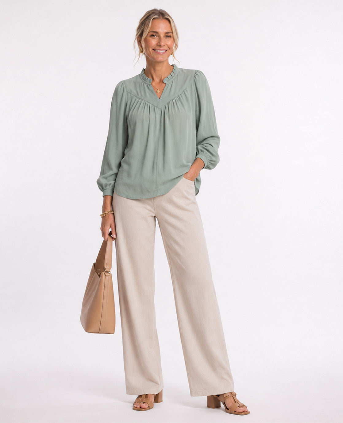 Pant Fleur Jogg Denim | Greige